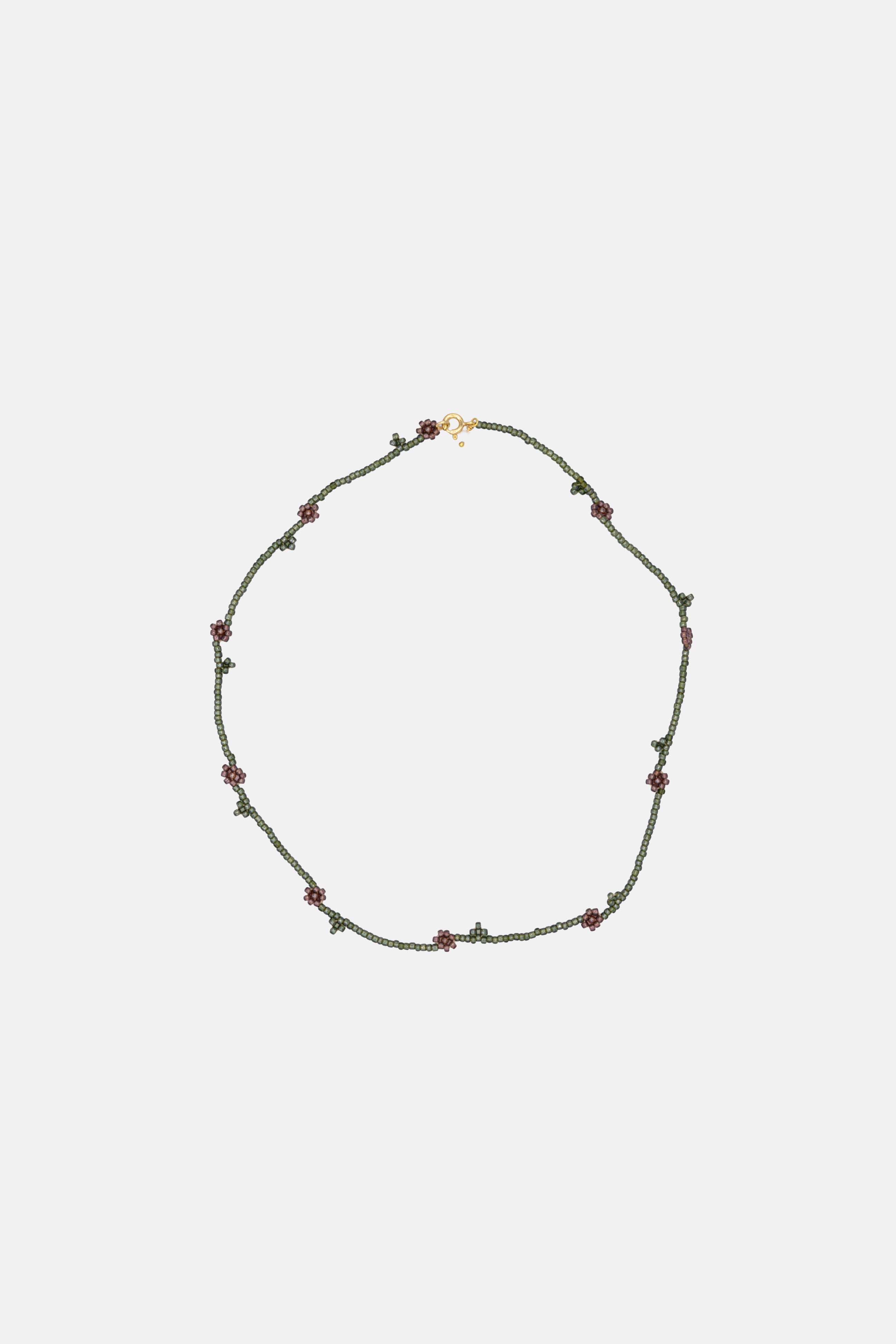 FIORI FULL FLOWER NECKLACE - ARTICHOKE