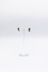FIORI FULL FLOWER EARRINGS - ARTICHOKE