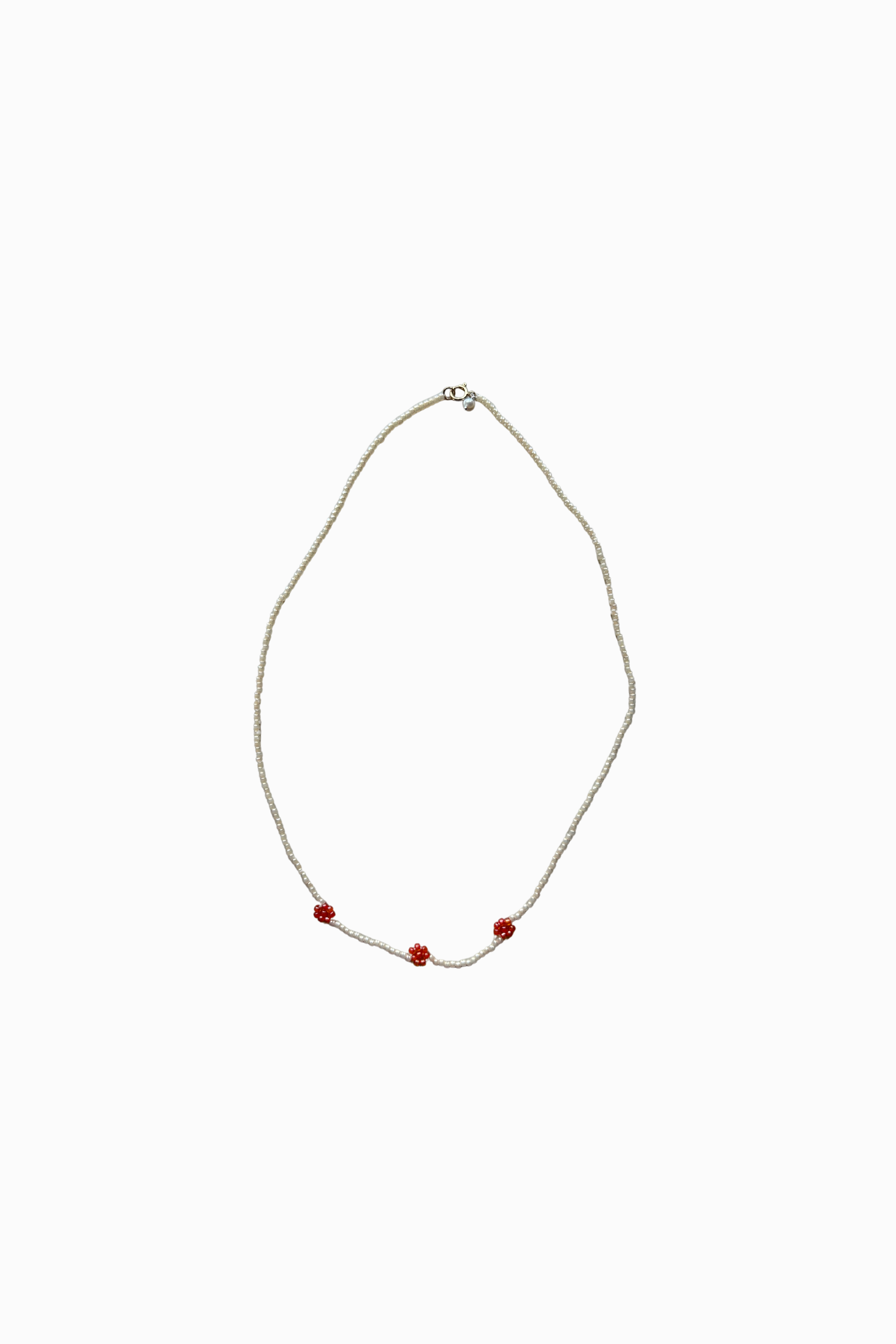 FIORI NECKLACE - PARASOL RED