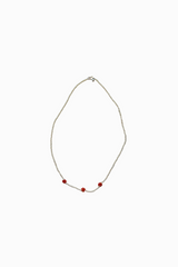FIORI NECKLACE - PARASOL RED