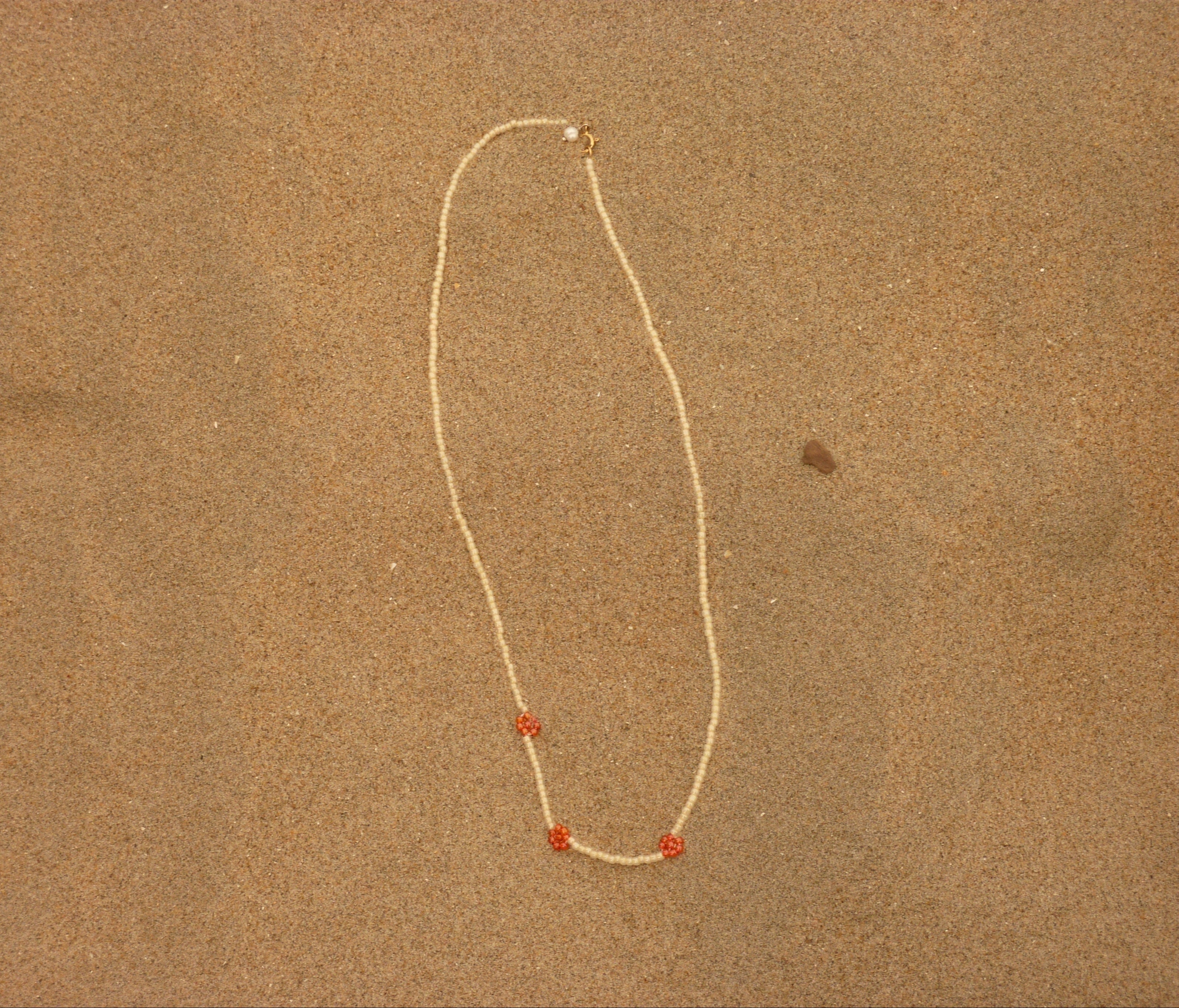 FIORI NECKLACE - PARASOL RED