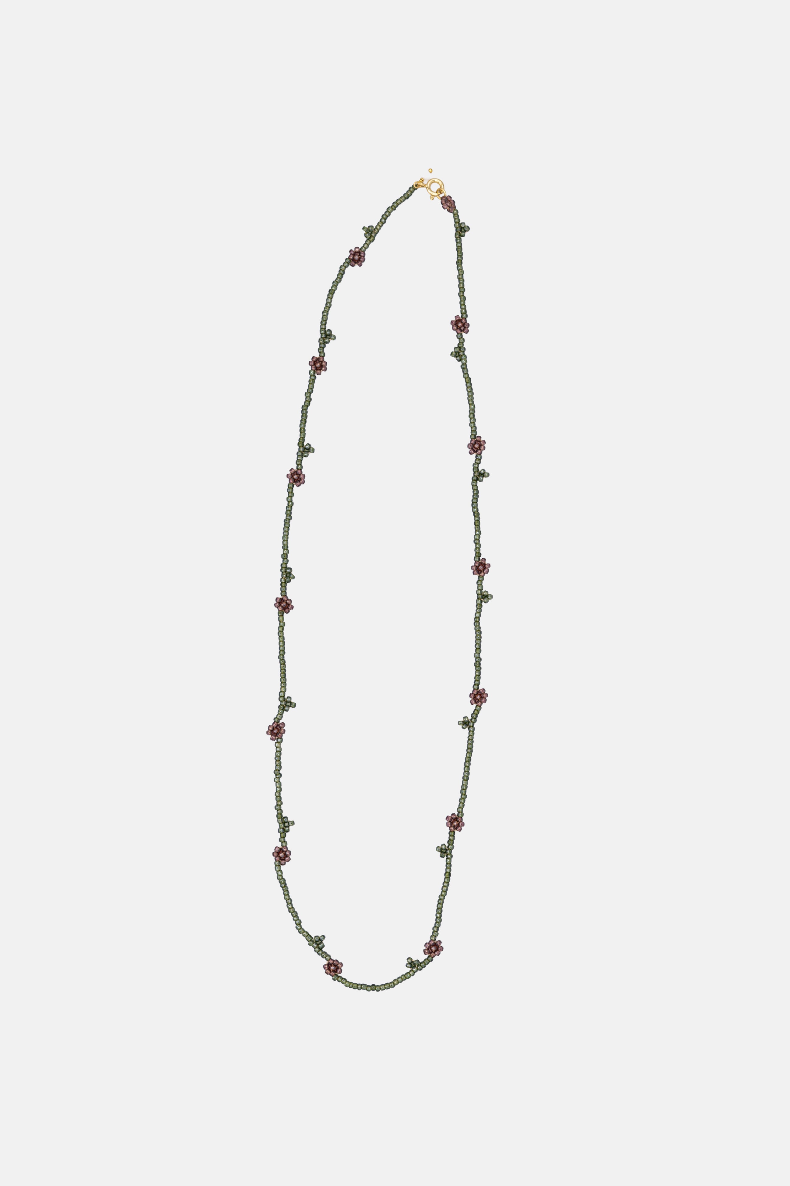 FIORI FULL FLOWER NECKLACE - ARTICHOKE