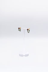 FIORI FULL FLOWER EARRINGS - ARTICHOKE