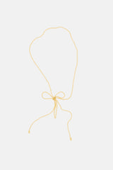 BOW NECKLACE - GOLD