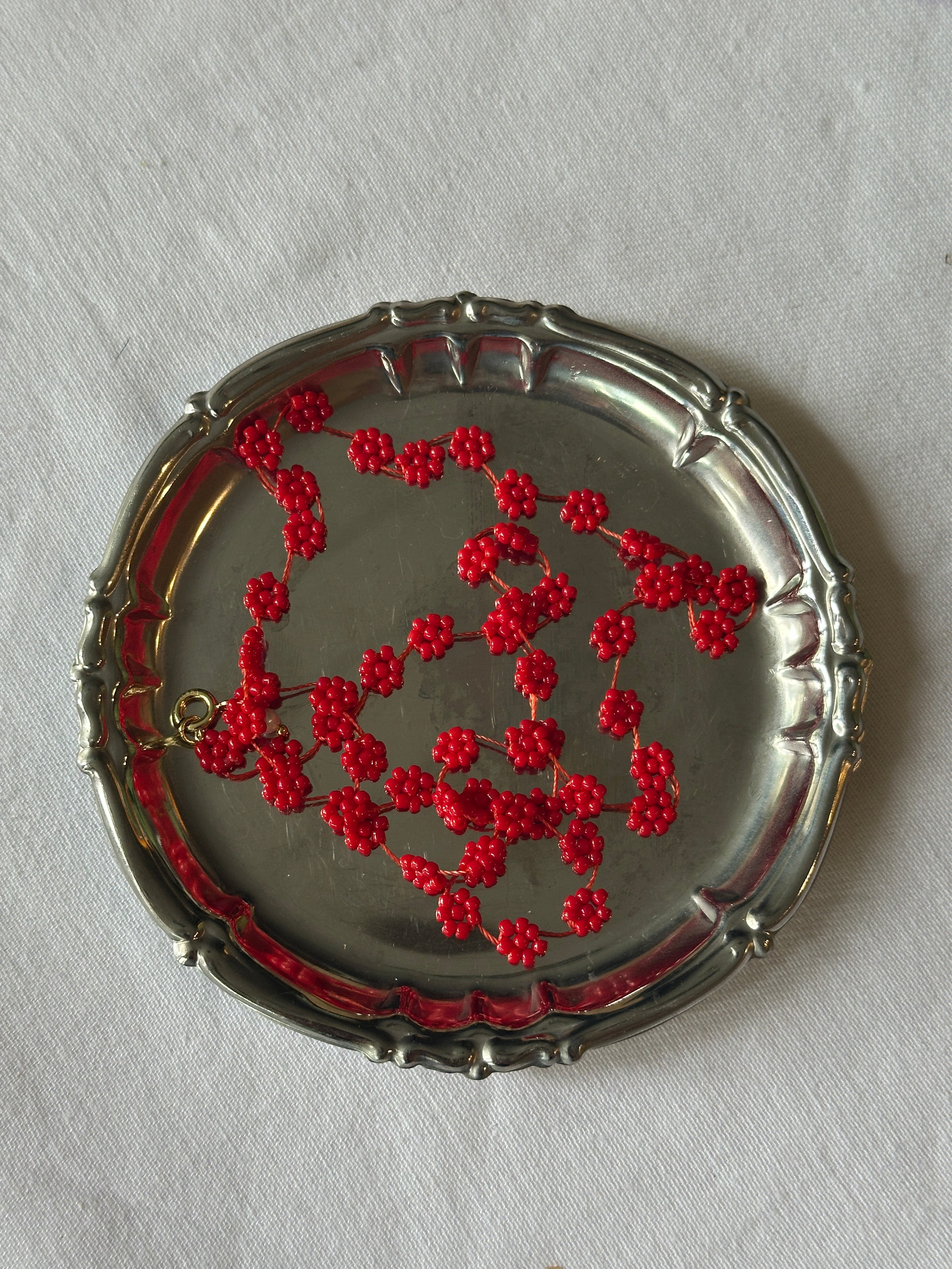FIORI NECKLACE - PEPPER RED