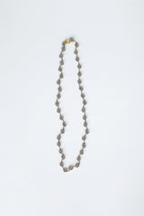 FIORI NECKLACE - BLACK FRIDAY DROP - SILVER BLACK