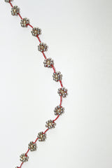 FIORI NECKLACE - BLACK FRIDAY DROP - SILVER RED
