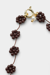 Fiori Bracelet Dark Brown detail