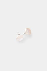 Flat Pearl Earrings