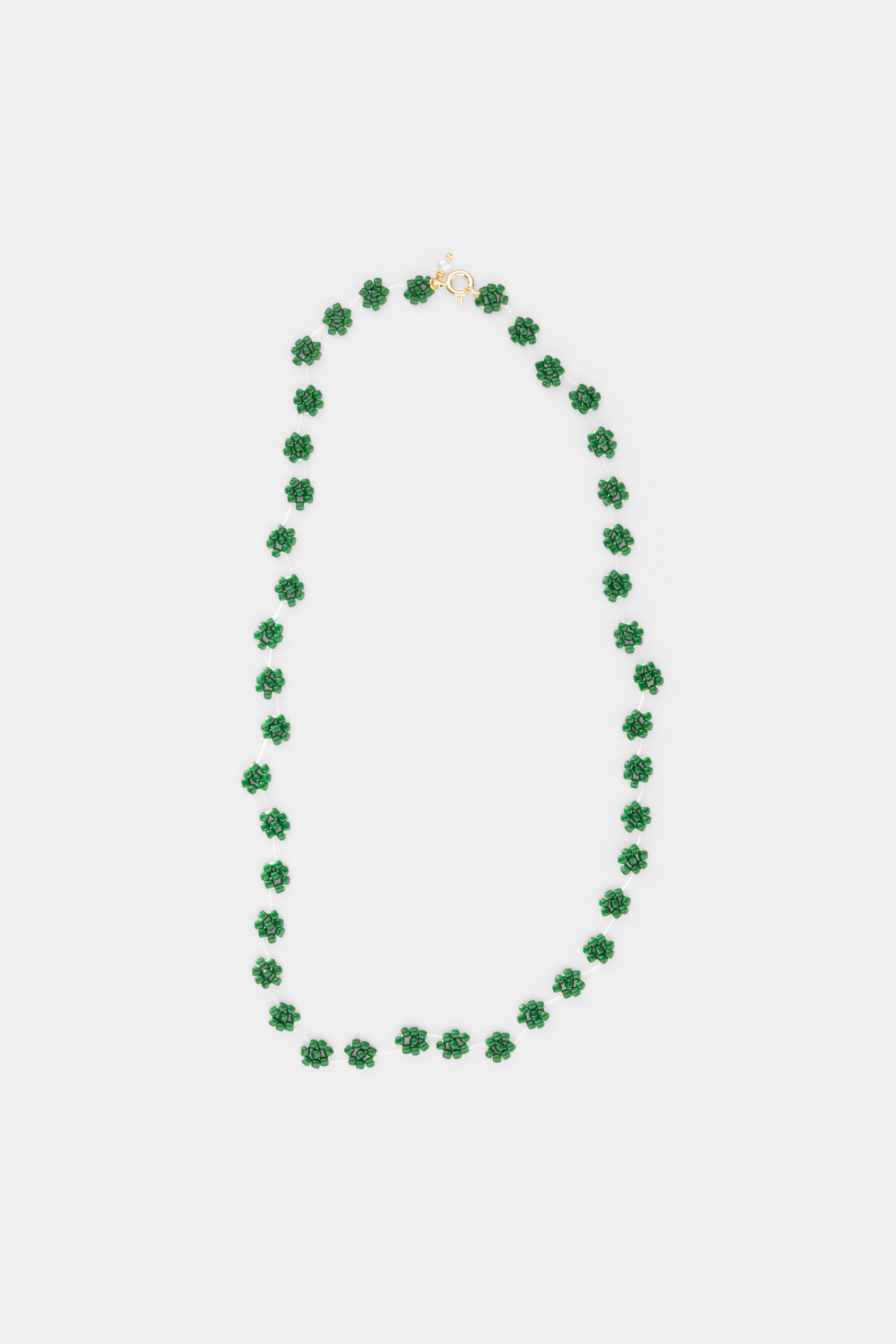 FIORI NECKLACE - DARK GREEN