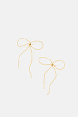 BOW EARRINGS GRANDE - GOLD