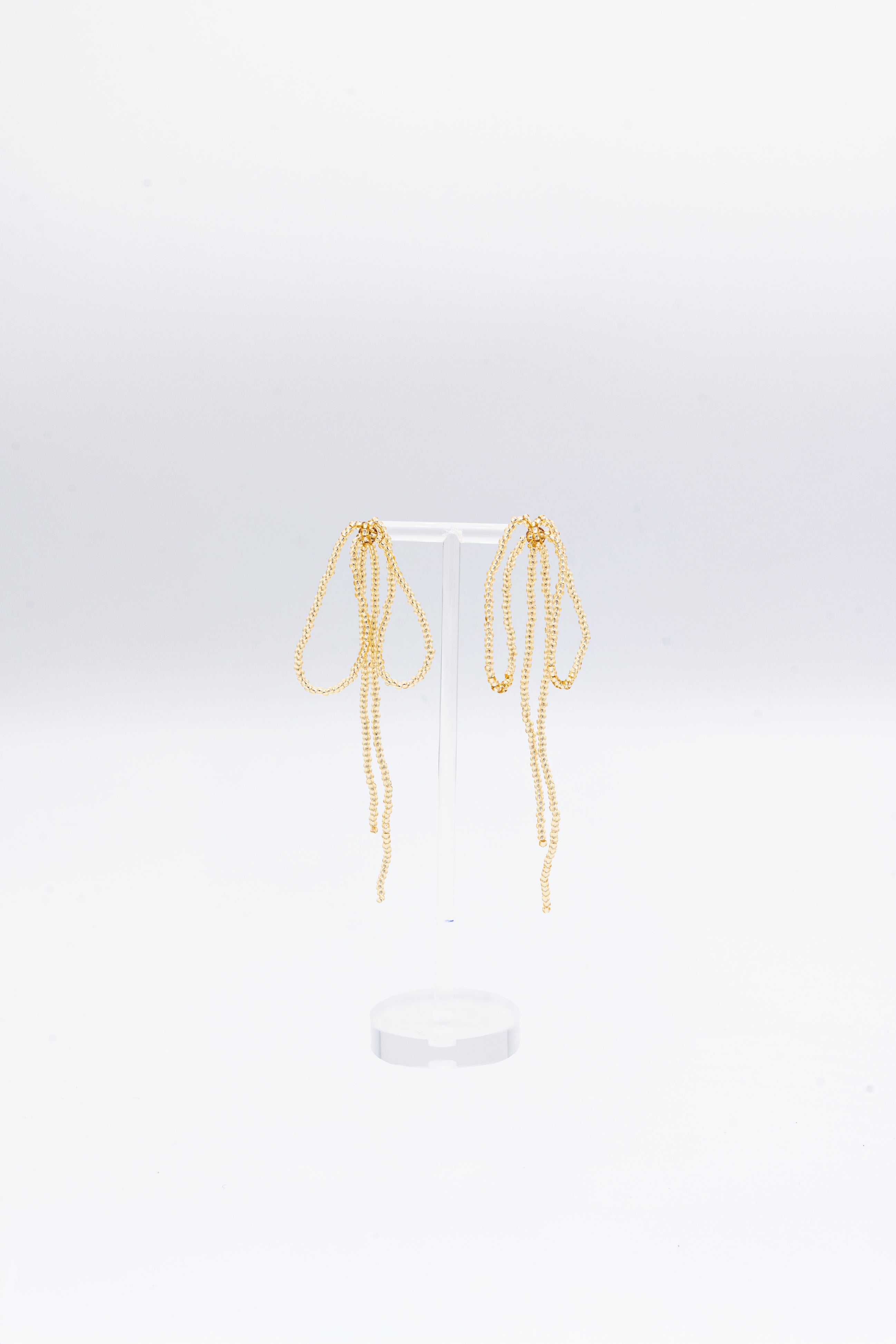 BOW EARRINGS GRANDE - GOLD