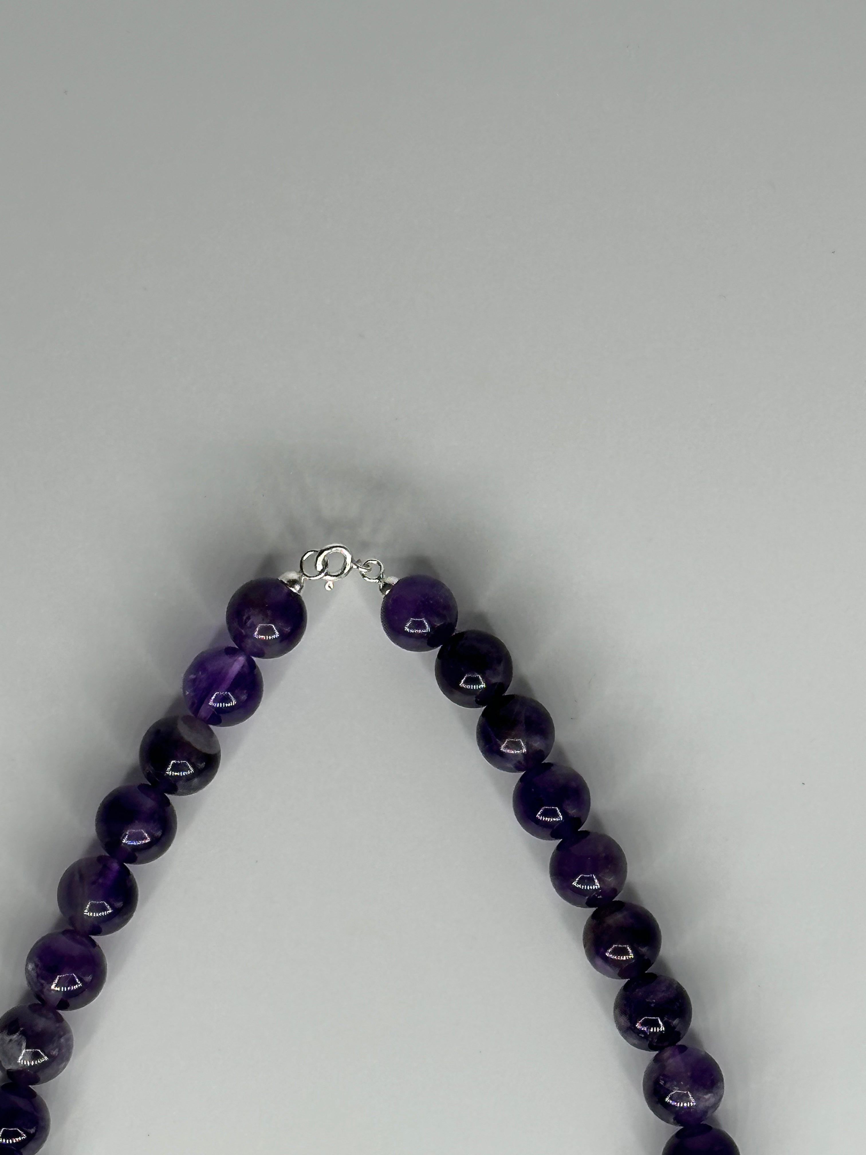 SAMPLE SALE NECKLACE PURPLE JADE