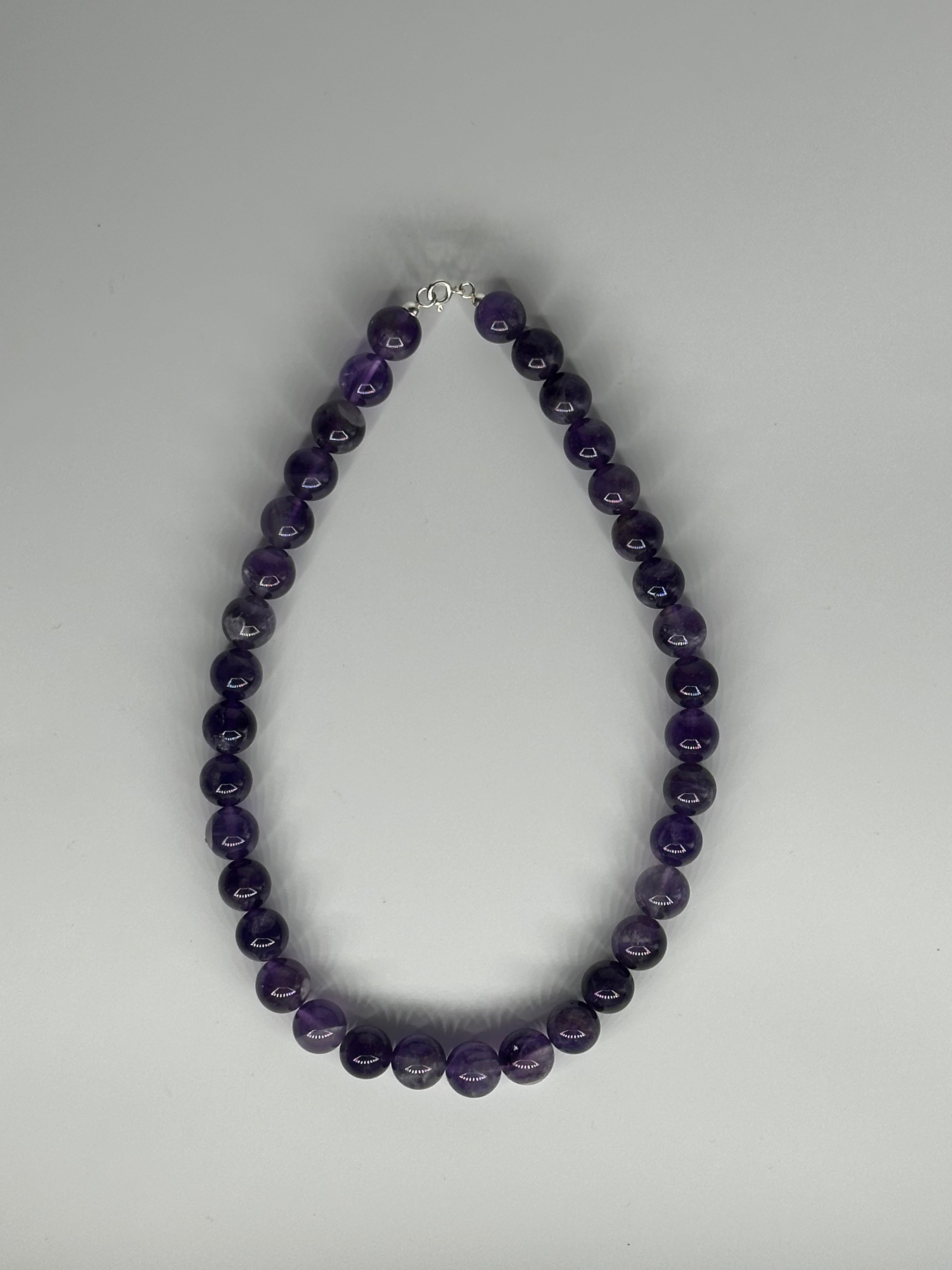 SAMPLE SALE NECKLACE PURPLE JADE