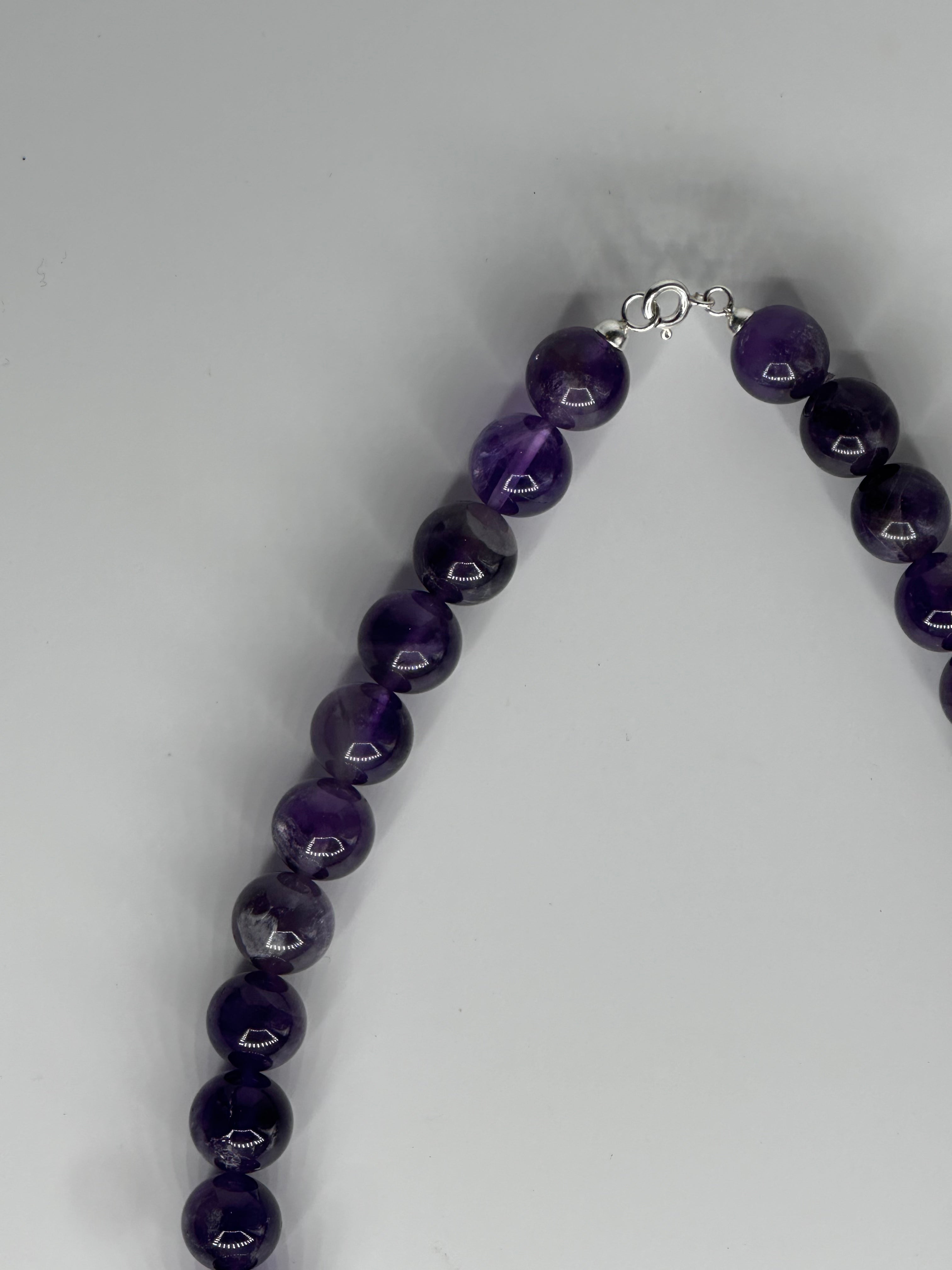 SAMPLE SALE NECKLACE PURPLE JADE