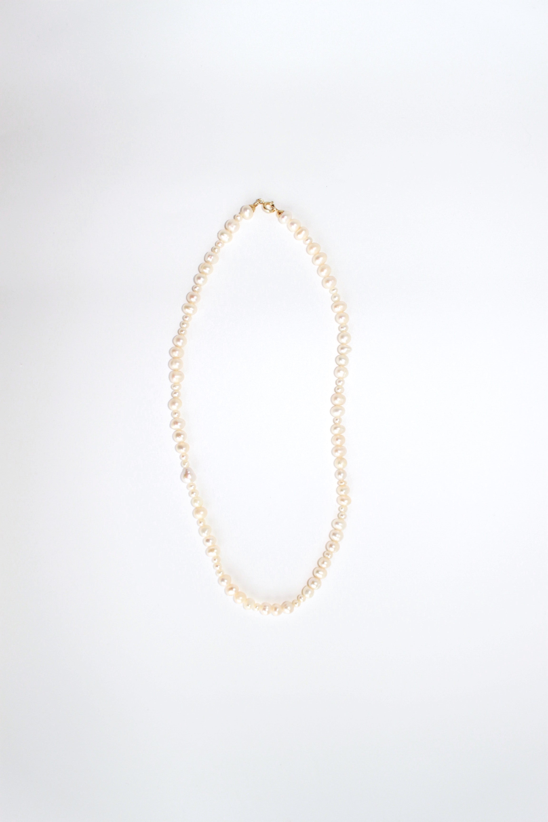 SALE OTTO (PEARL, QUARTZ & ONYX) NECKLACE - 60 CM