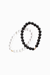 NO.2 DUE NECKLACE - ONYX