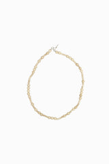 NO.8 OTTO NECKLACE - WHITE FOSSIL