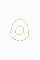 NO.8 OTTO NECKLACE - WHITE FOSSIL