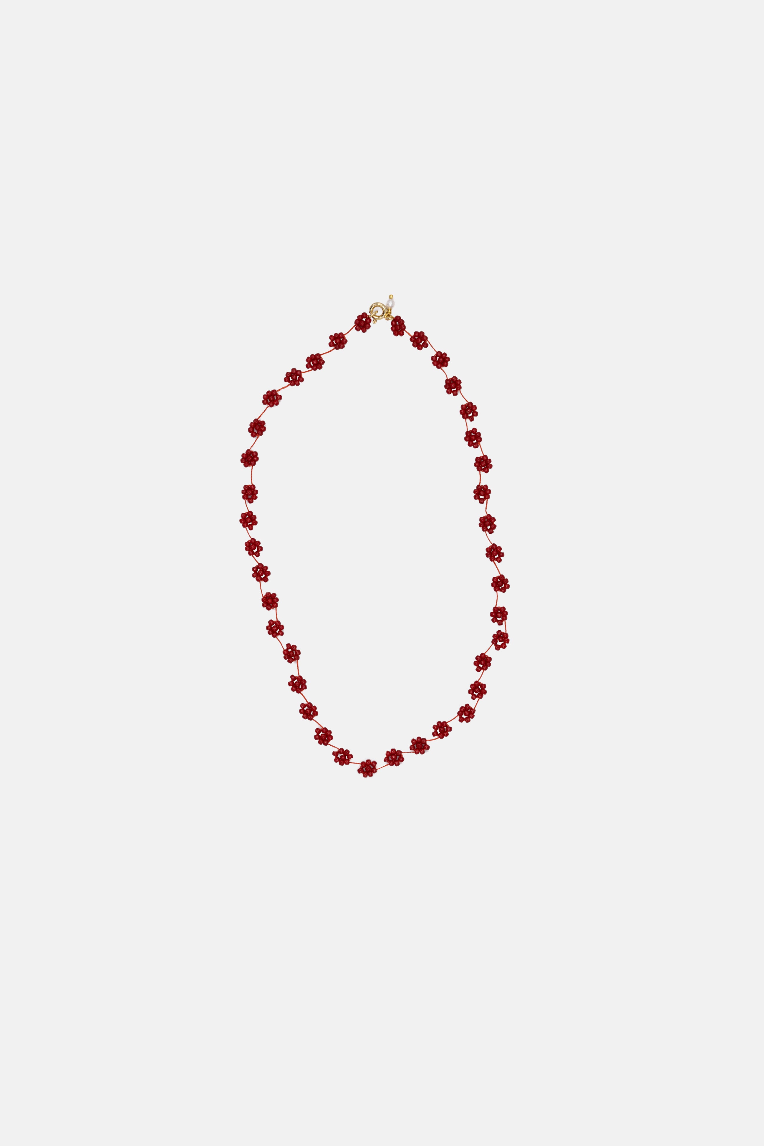 FIORI NECKLACE - PEPPER RED