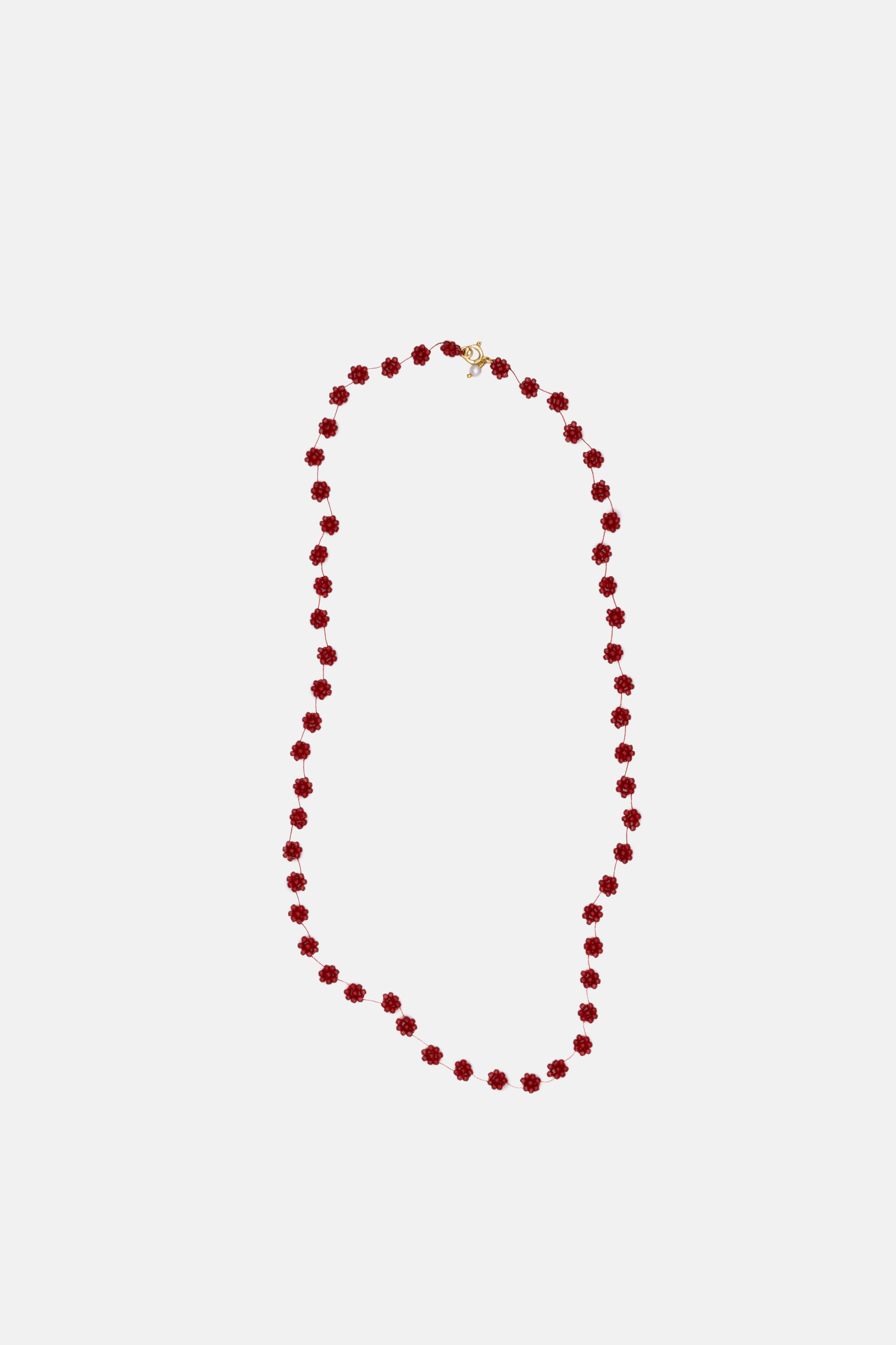 FIORI NECKLACE - PEPPER RED