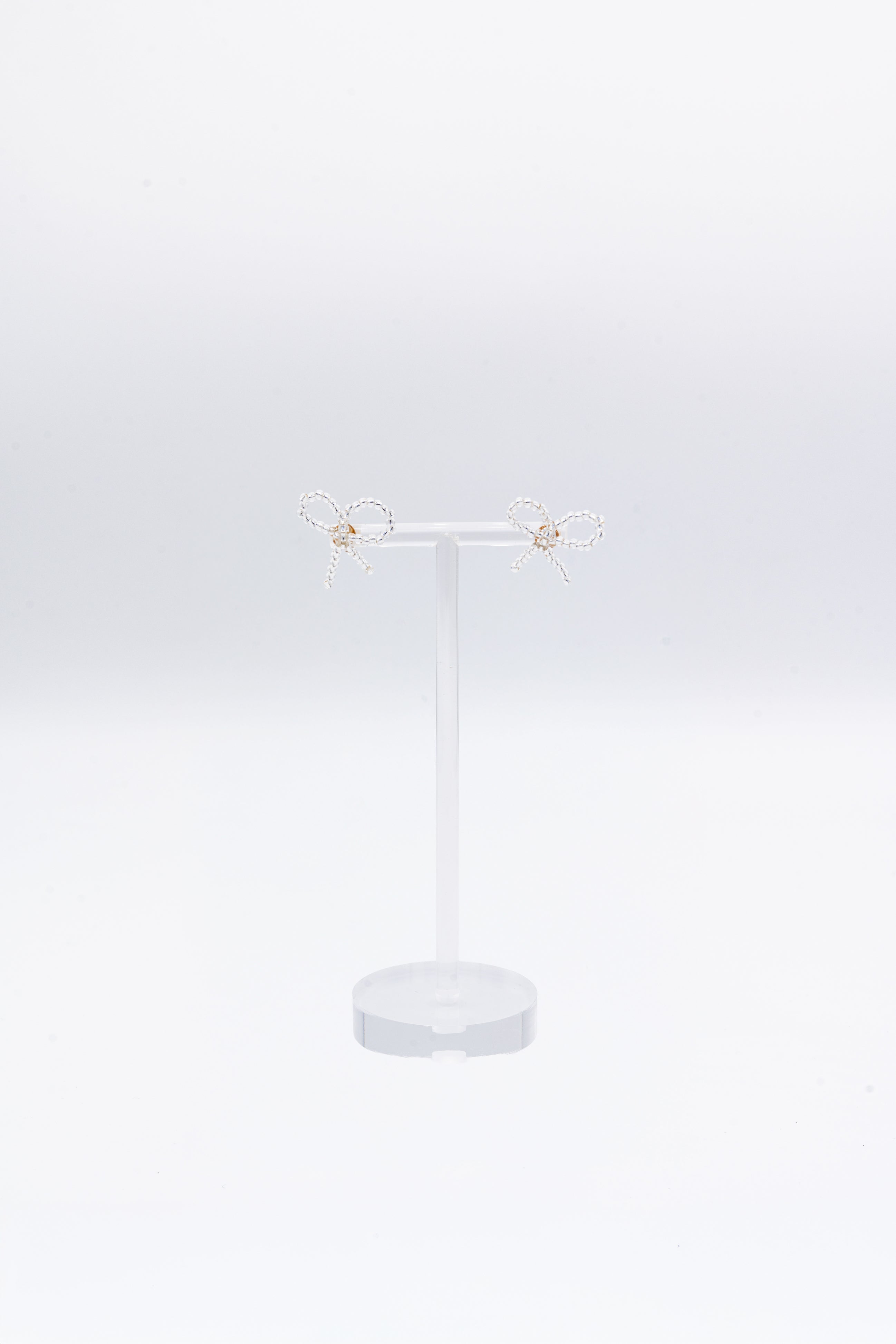 BOW EARRINGS PICCOLO - SILVER