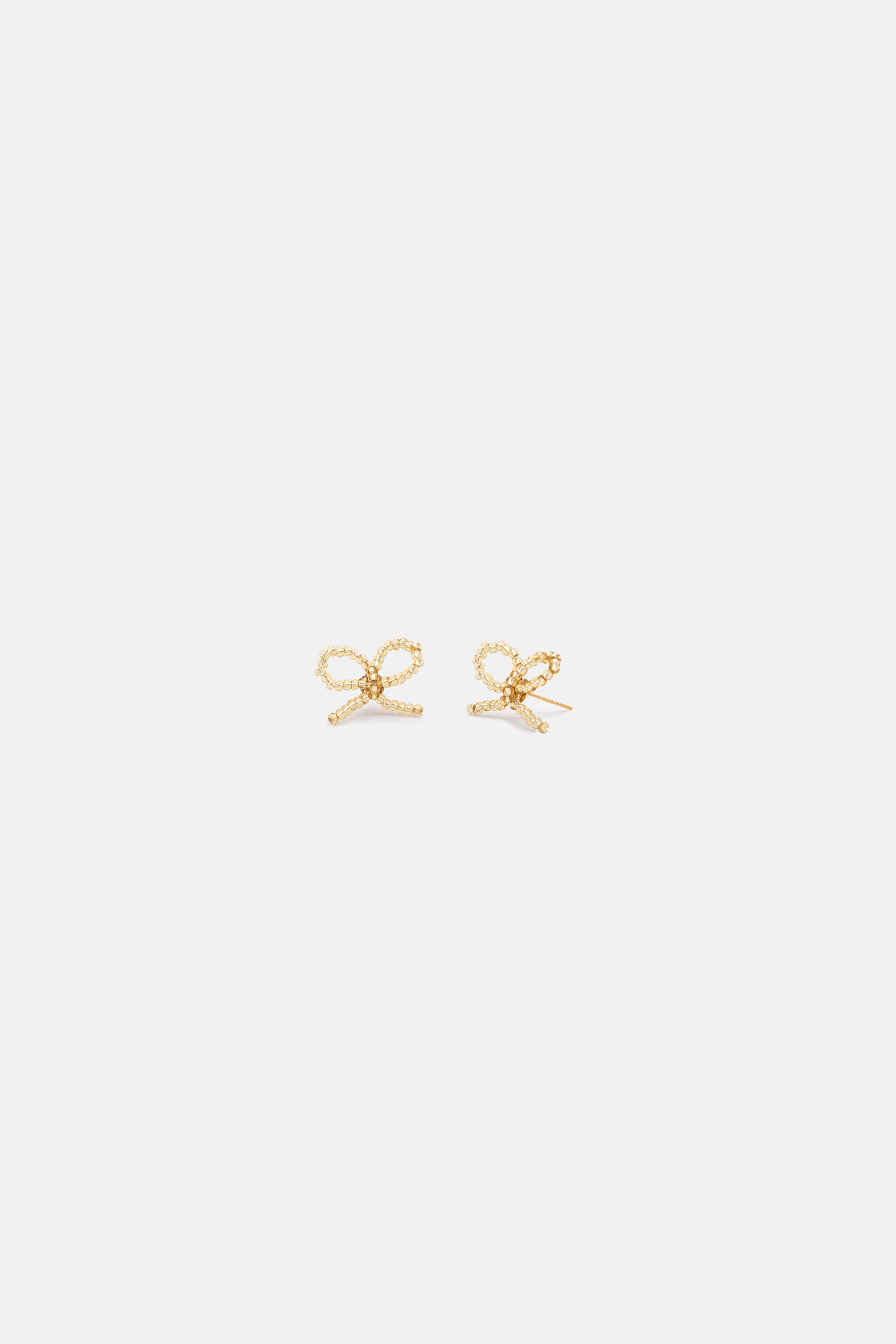 BOW EARRINGS PICCOLO - GOLD