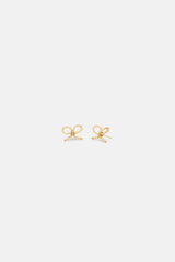 BOW EARRINGS PICCOLO - GOLD