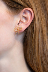 BOW EARRINGS PICCOLO - GOLD