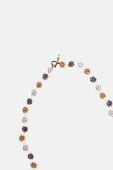 FIORI NECKLACE - MISTO TAN