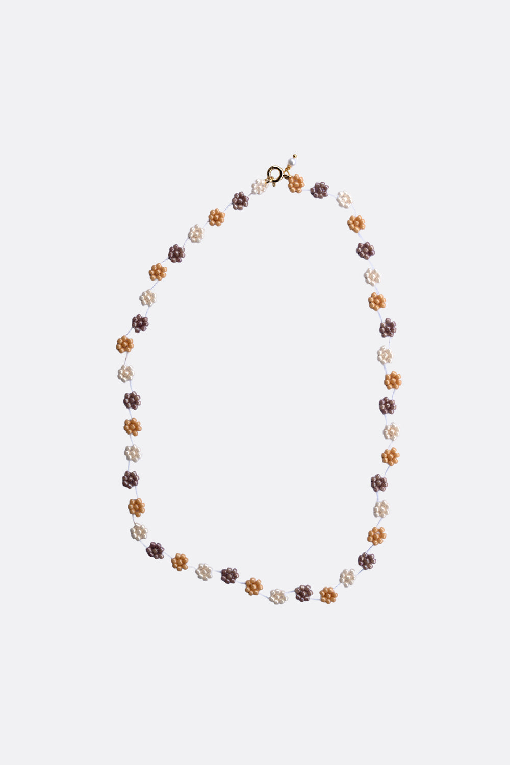 FIORI NECKLACE - MISTO TAN