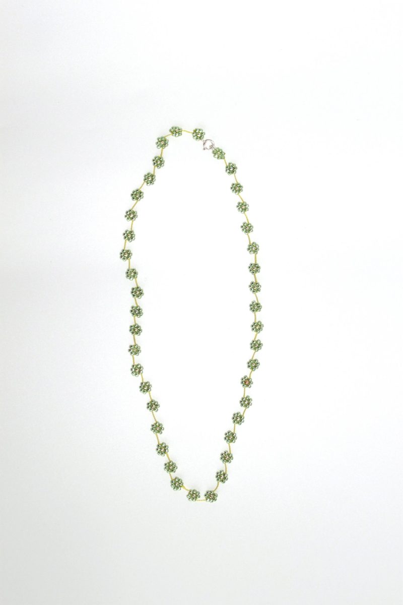 Fiori Necklace - Metal Green