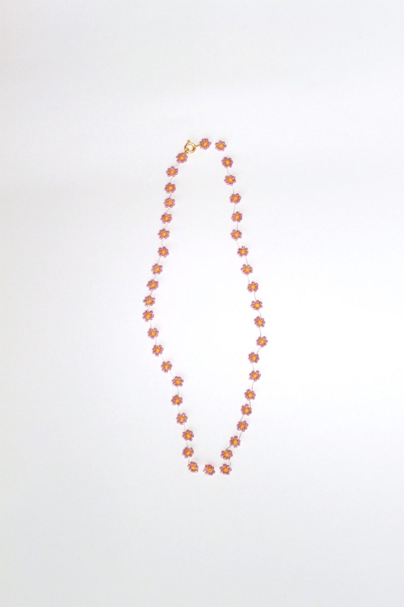 Fiori Necklace - Old Pink